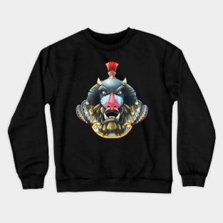 warrior monkey Crewneck Sweatshirt